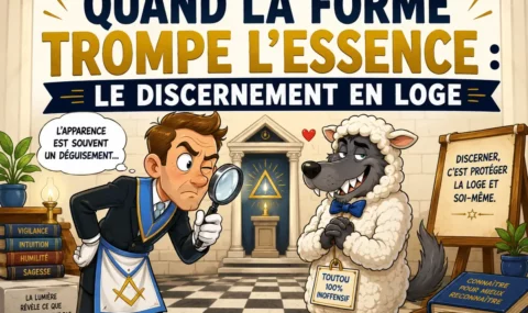 QUAND LA FORME TROMPE L’ESSENCE : LE DISCERNEMENT EN LOGE