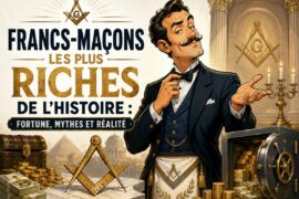 LES FRANCS-MAÇONS LES PLUS RICHES DE L’HISTOIRE : FORTUNE, MYTHES ET RÉALITÉ