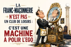 LA FRANC-MAÇONNERIE N’EST PAS UN CLUB DE LOISIRS : C’EST UNE MACHINE À POLIR L’EGO