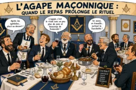 L’AGAPE MAÇONNIQUE : QUAND LE REPAS PROLONGE LE RITUEL
