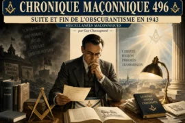CHRONIQUE MACONNIQUE 496 – SUITE ET FIN DE L’OBSCURANTISME EN 1943