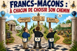 FRANCS-MAÇONS : À CHACUN DE CHOISIR SON CHEMIN