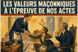 LES VALEURS MACONNIQUES A L&rsquo;EPREUVE DE NOS ACTES