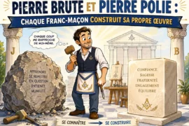 PIERRE BRUTE ET PIERRE POLIE : CHAQUE FRANC-MAÇON CONSTRUIT SA PROPRE ŒUVRE