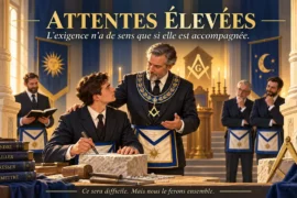 ATTENTES ÉLEVÉES : ET SI LA FRANC-MAÇONNERIE CESSAIT D’AVOIR PEUR D’ÊTRE EXIGEANTE ?