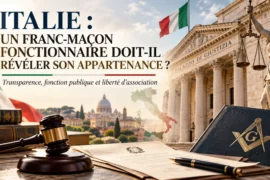 ITALIE : UN FRANC-MAÇON FONCTIONNAIRE DOIT-IL RÉVÉLER SON APPARTENANCE ?