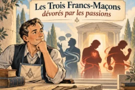 LES TROIS FRANCS-MAÇONS DÉVORÉS PAR LES PASSIONS