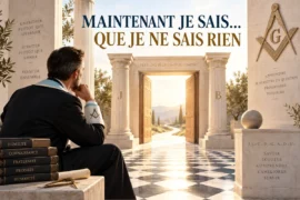 MAINTENANT JE SAIS… QUE JE NE SAIS RIEN : RÉFLEXION SUR LE CHEMIN INITIATIQUE MAÇONNIQUE