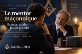 LE « MENTOR » MAÇONNIQUE : CELUI QUI SAIT SE TAIRE AU BON MOMENT