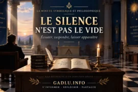 LA MINUTE SYMBOLIQUE ET PHILOSOPHIQUE – LE SILENCE N’EST PAS LE VIDE