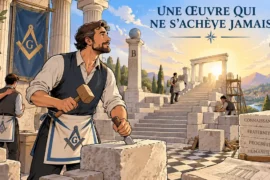 LA FRANC-MAÇONNERIE EST UNE ŒUVRE QUI NE S’ACHÈVE JAMAIS