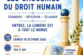 VALADY : LES « CAUSERIES DU DROIT HUMAIN » LE 10 OCTOBRE 2026
