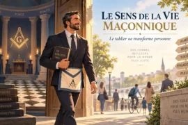 LE SENS DE LA VIE MAÇONNIQUE : LE TABLIER NE TRANSFORME PERSONNE