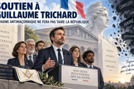 SOUTIEN À GUILLAUME TRICHARD : LA HAINE ANTIMAÇONNIQUE NE FERA PAS TAIRE LA RÉPUBLIQUE