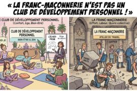 LA FRANC-MAÇONNERIE N’EST PAS UN CLUB DE DÉVELOPPEMENT PERSONNEL !