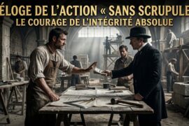 L’ÉLOGE DE L’ACTION « SANS SCRUPULE » : LE COURAGE DE L’INTÉGRITÉ ABSOLUE