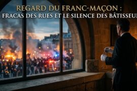 REGARD DU FRANC-MACON : LE FRACAS DES RUES ET LE SILENCE DES BÂTISSEURS