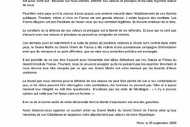 MENACES CONTRE GUILLAUME TRICHARD : QUATRE OBÉDIENCES MAÇONNIQUES AFFICHENT LEUR SOUTIEN