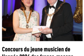 IRLANDE : LES FRANCS-MAÇONS MISENT PLUS DE 20 000 € SUR LES JEUNES TALENTS DE LA MUSIQUE CLASSIQUE