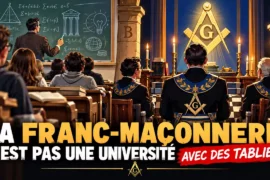 LA FRANC-MAÇONNERIE N’EST PAS UNE UNIVERSITÉ AVEC DES TABLIERS