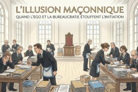 L’ILLUSION MAÇONNIQUE : QUAND L’EGO ET LA BUREAUCRATIE ÉTOUFFENT L’INITIATION