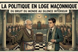 LA POLITIQUE EN LOGE MAÇONNIQUE : DU BRUIT DU MONDE AU SILENCE INTÉRIEUR