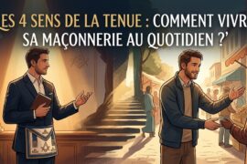 LES 4 SENS DE LA TENUE : COMMENT VIVRE SA MAÇONNERIE AU QUOTIDIEN ?