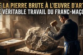 DE LA PIERRE BRUTE À L’ŒUVRE D’ART : LE VÉRITABLE TRAVAIL DU FRANC-MAÇON