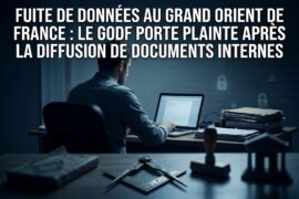 FUITE DE DONNÉES AU GRAND ORIENT DE FRANCE : LE GODF PORTE PLAINTE APRÈS LA DIFFUSION DE DOCUMENTS INTERNES